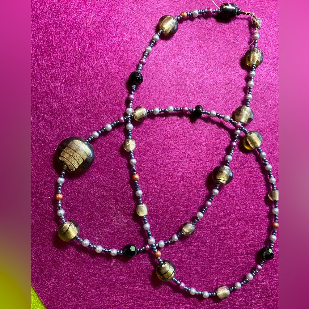 Necklace, beads